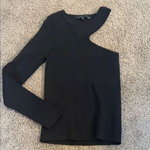 Vici Endless Rose Black Asymmetrical Long Sleeve